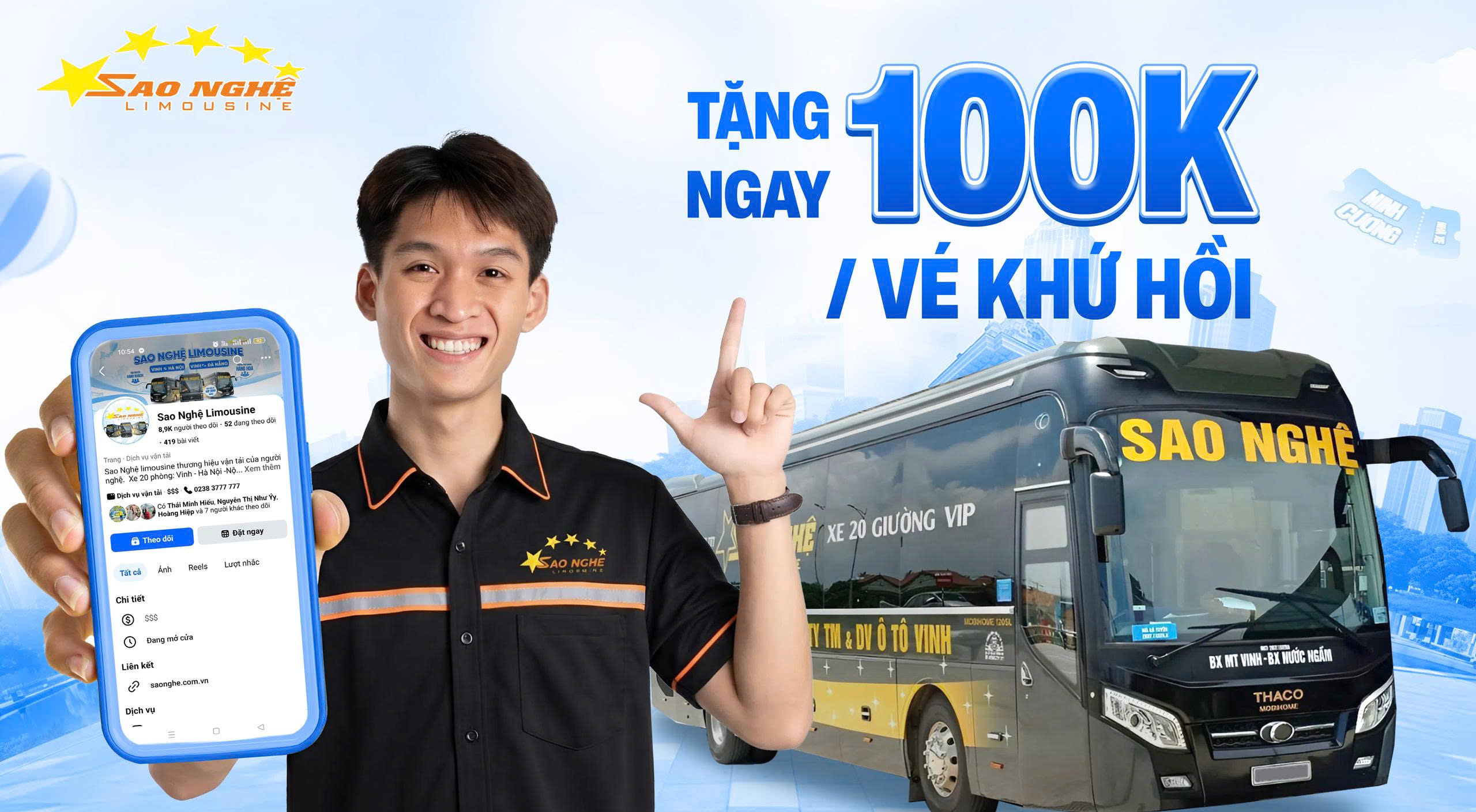 Giảm 100k khi đi khứ hồi HOT